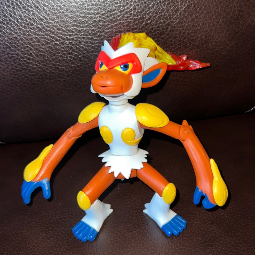 Pokémon Infernape. Large 6 inch. Movable mouth legs arms waist